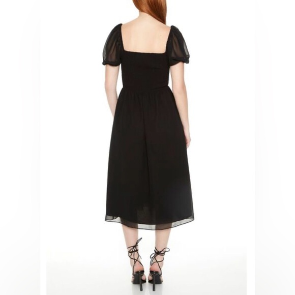 Forever 21 Flowy Midi Dress NWT - Picture 2 of 4